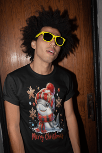 Image 2 of Christmas Shark T-Shirt