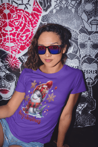 Image 1 of Christmas Shark T-Shirt