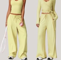 Image 6 of Wrap top with Trousers