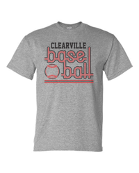 Clearville Baseball TShirt Design 3