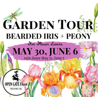 Image 1 of GARDEN TOUR: BEARDED IRIS + PEONY TICKETS
