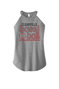 Clearville Baseball LADIES Tanktop Design 3