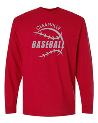 Clearville Baseball Long Sleeve Design 2