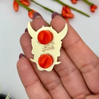 Image 2 of Oni Mask Enamel Pin