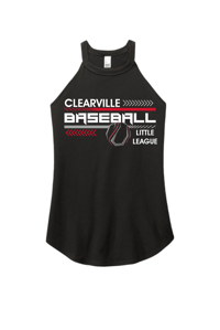 Clearville Baseball LADIES tanktop  Design 1