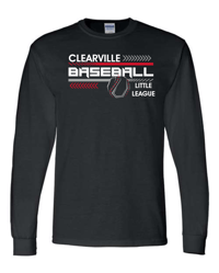 Clearville Baseball Long Sleeve Design 1