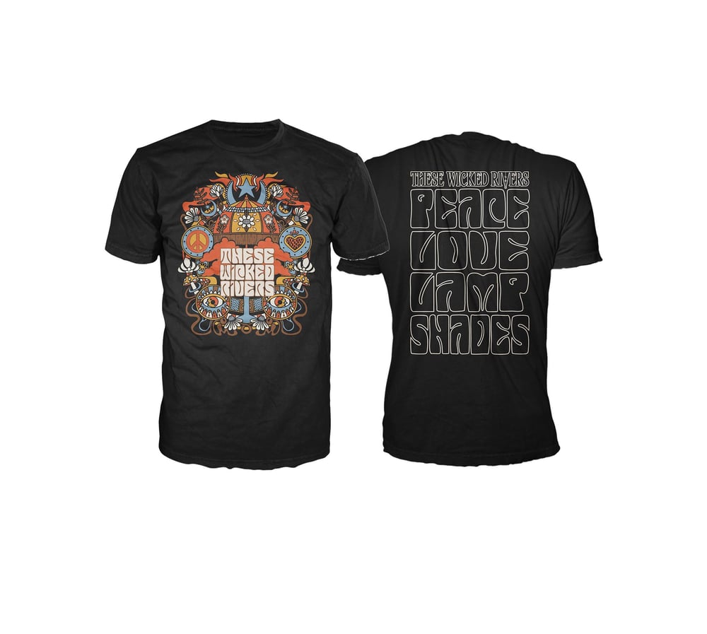 Image of *New* Peace Love & Lampshades Tee