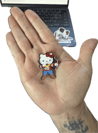 Image 2 of Sourdough Kitty Pin