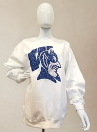 Image 1 of Wayne Devil Blue Rhinestone Shirt
