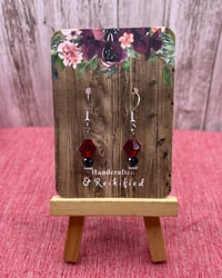 Red & Black Earrings