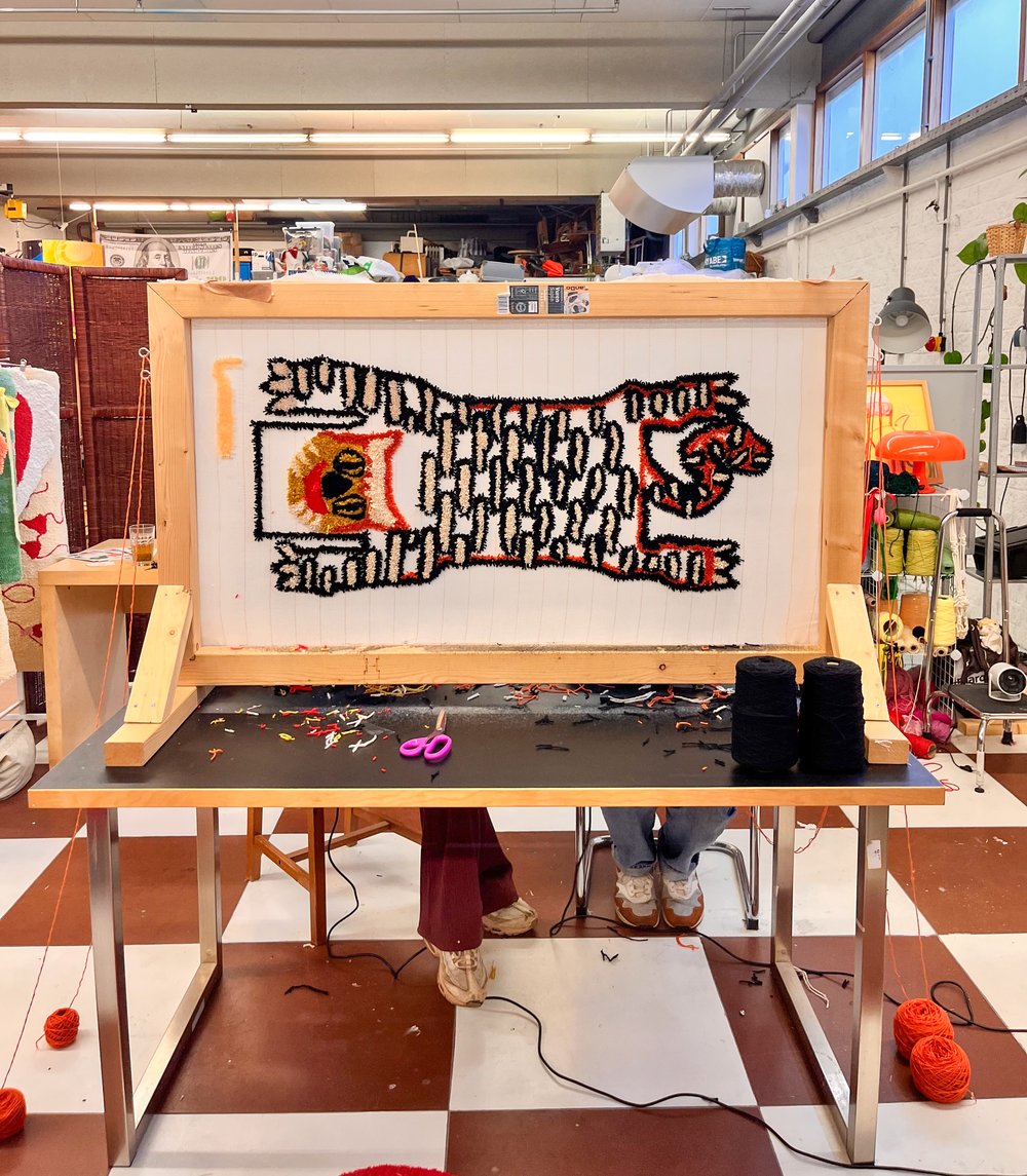 Image of Tufting for 2 date! Make a 45x90cm rug together