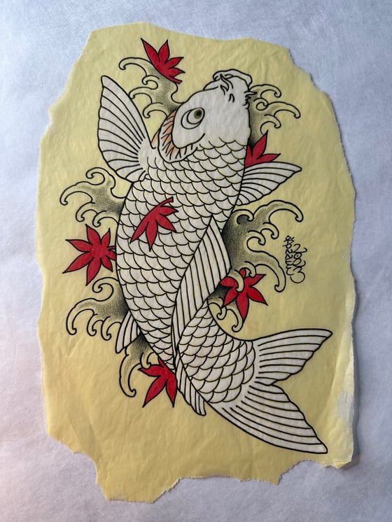 Image of White Koi 2023