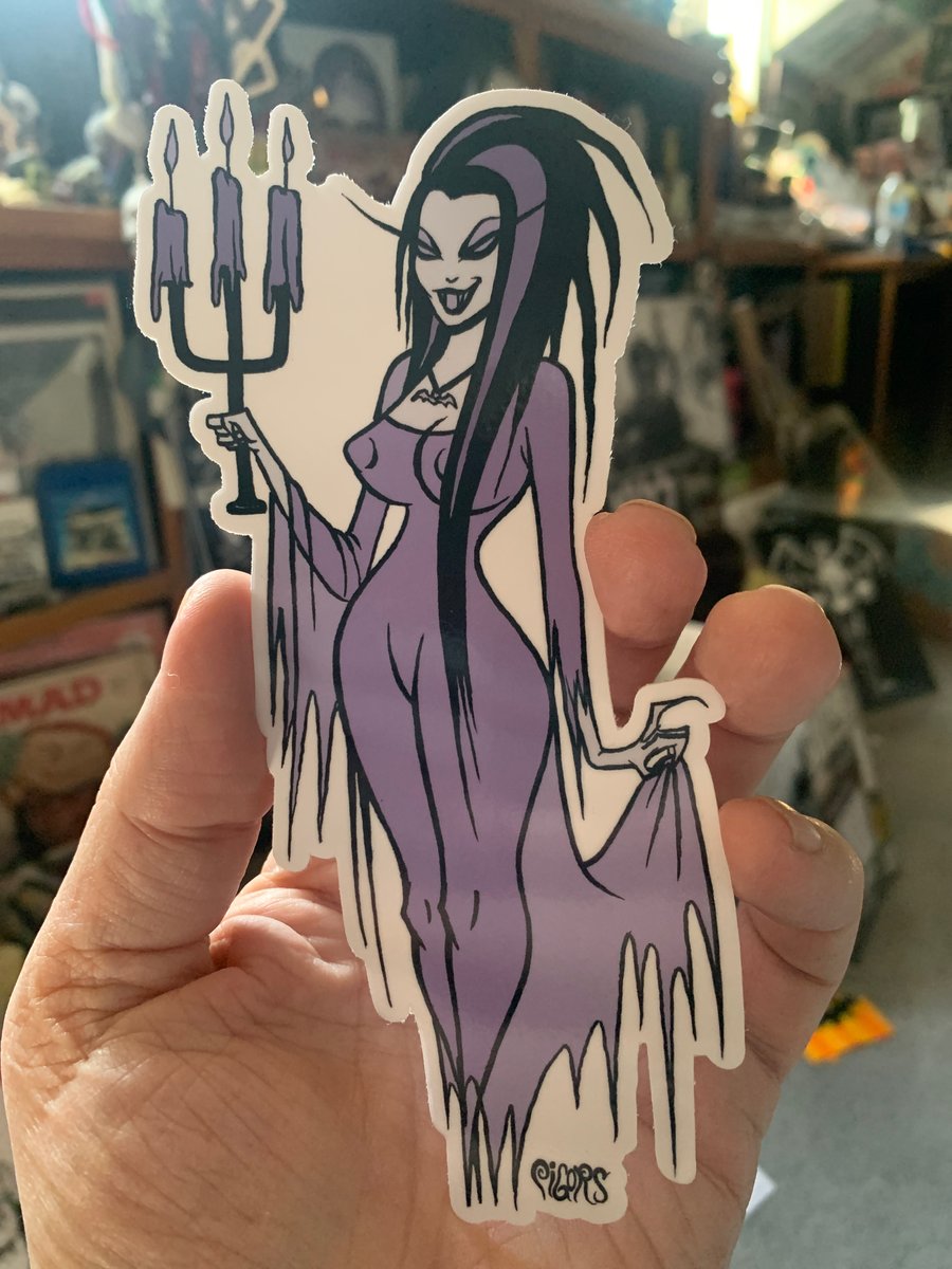 Image of NEW! At night she roams     - STICKER back in stock 