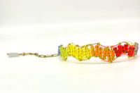 Image 1 of Jelly Candy Series Featuring Healing Crystals & Glass Handmade Bangles