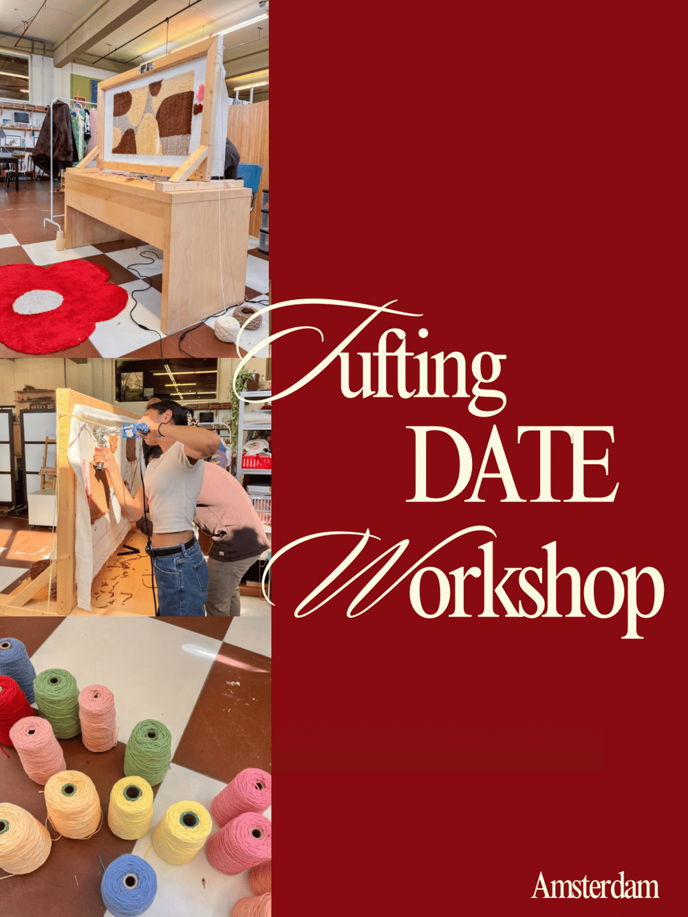 Image of Tufting for 2 date! Make a 45x90cm rug together