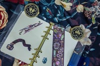 Image 5 of Alice Heart & Club Metal Journal Clips (Set of 2)