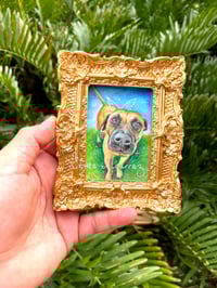 Image 2 of MINI custom pet watercolor painting 100%handmade
