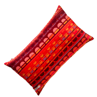 Image 2 of  Curve Velvet Bolster Ruby