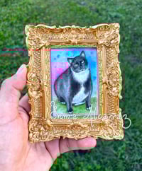 Image 1 of MINI custom pet watercolor painting 100%handmade