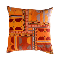 Image 2 of Pharma Orange Velvet Cushion