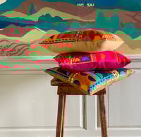 Image 1 of Pharma Orange Velvet Cushion