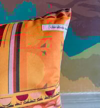 Image 3 of Pharma Orange Velvet Cushion