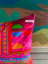 Image 3 of Pharma Pink Velvet Cushion