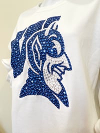 Image 4 of Wayne Devil Blue Rhinestone Shirt