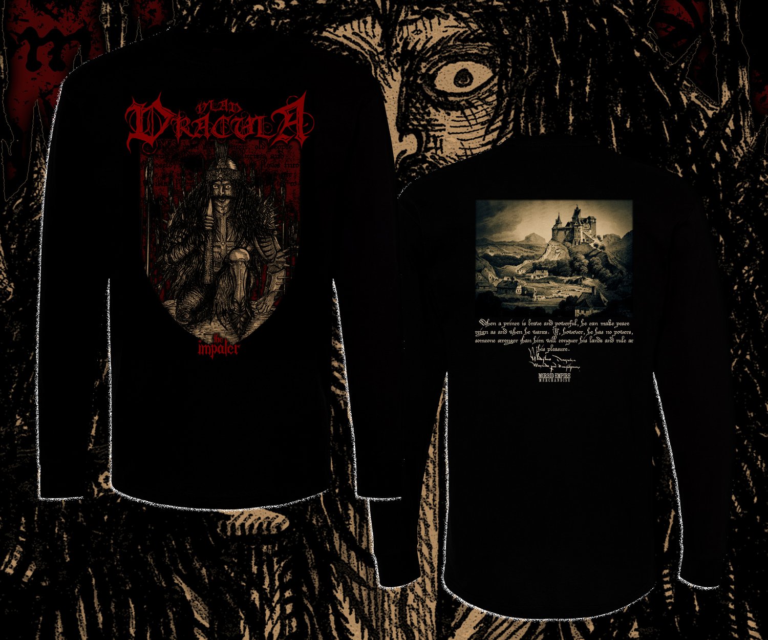 VLAD DRACULA "the Impaler" Long Sleeve T-shirt