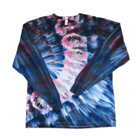 Image 1 of Size XL- Celestial Drift  Snow Dye Long Sleeve