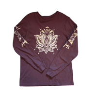 Image 1 of Size XL -  Golden Lotus Long-Sleeve