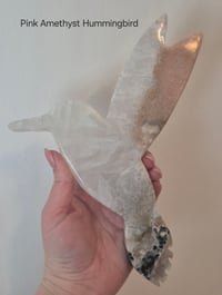 Image 3 of Pink Amethyst Carvings