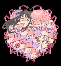 Image 2 of MadoHomu Sleeping Sticker