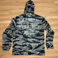 Image 3 of Anabolic X Tiger Stripe Camo Windbreaker