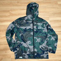 Image 3 of Anabolic X Woodland Camo Windbreaker
