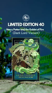 Image 1 of BOOK 4, DARK LORD VARIANT : 4" Poster Pin (Limited Edition 40)