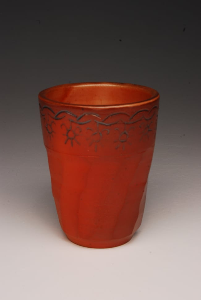 Red Porcelain Cup2