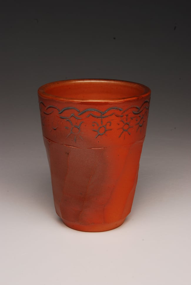 Red Porcelain Cup2