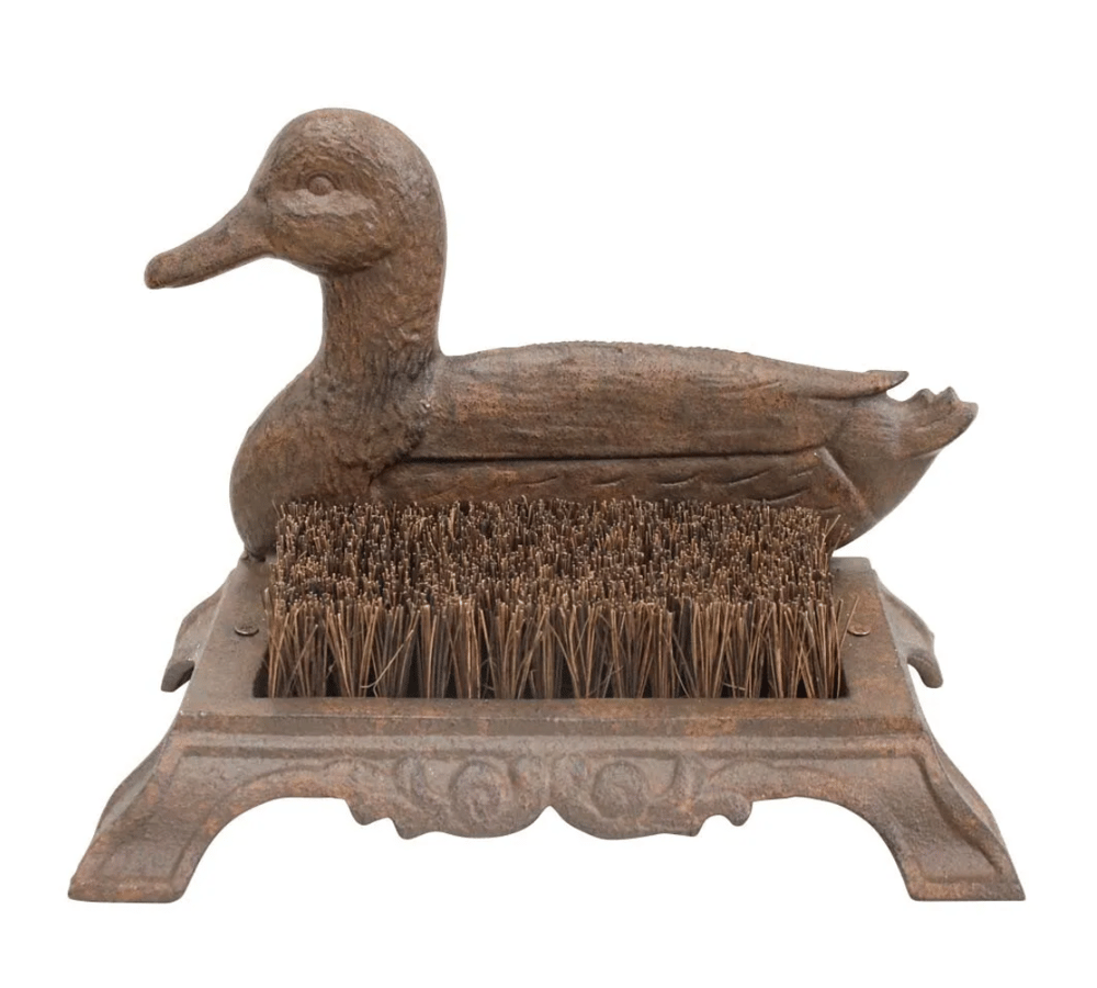Image of Cast Iron Boot Brush Duck