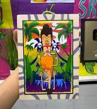 Image 1 of Do Hawaii Wooden Panel Illustration