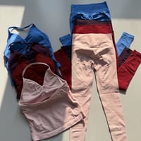 Image 2 of Neck Halter Top & Leggings set