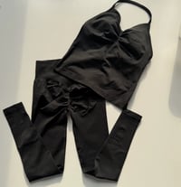 Image 6 of Neck Halter Top & Leggings set