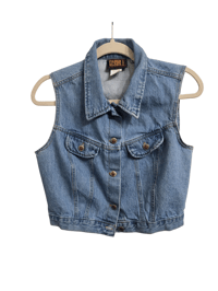 Image 1 of Faded Glory Denim Vest