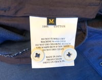 Image 8 of A Vontade indigo dyed cotton pants, made in Japan, size M (32”)