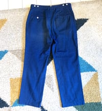 Image 6 of A Vontade indigo dyed cotton pants, made in Japan, size M (32”)