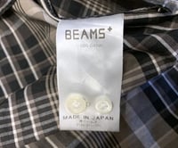 Image 8 of Beams Plus + plaid button down shirt, made in Japan, size M