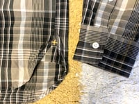 Image 4 of Beams Plus + plaid button down shirt, made in Japan, size M