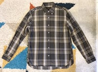 Image 1 of Beams Plus + plaid button down shirt, made in Japan, size M