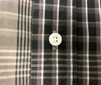 Image 5 of Beams Plus + plaid button down shirt, made in Japan, size M