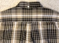 Image 7 of Beams Plus + plaid button down shirt, made in Japan, size M